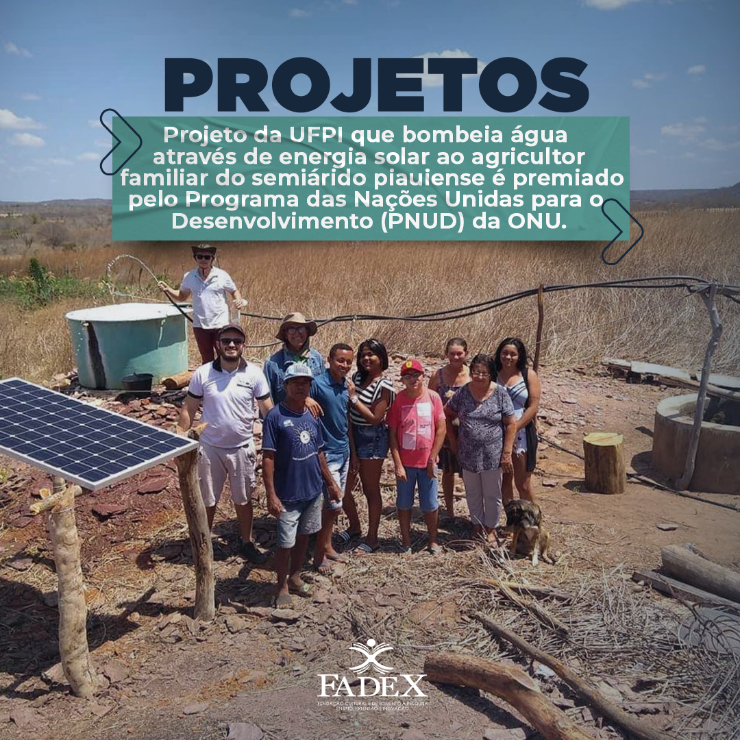 Projeto da UFPI leva energia solar para comunidade e beneficia